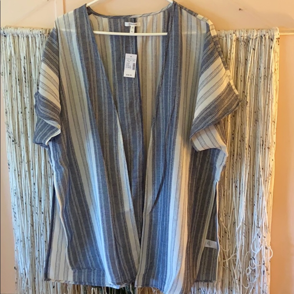 Striped kimono